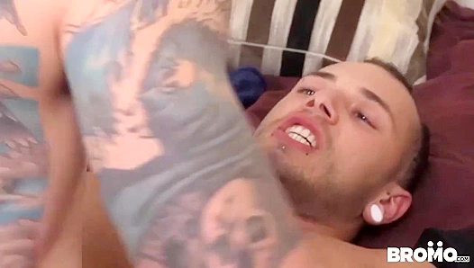Leon Lewis Brad Powers Lock Horns in Steamy BDSM Domination – 18+