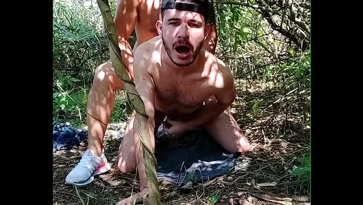 Tempted in the Wilderness: Horny Guy Seduces StepBrother-in-Law for Raw Forest Sex – Gay