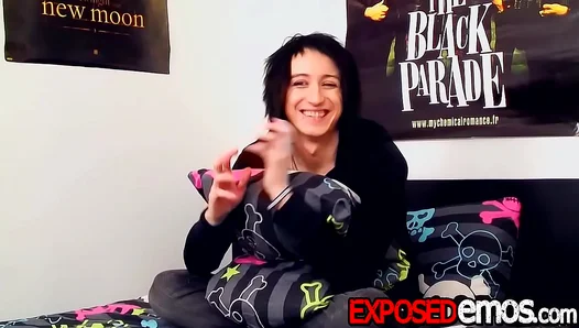 Inked Emo Boy Jerks Off Big Hard Cock Fucks Plugs for Release – NaughtyJake 18+