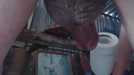 StepDaddys Filthy Solo Fun in the Shed — Toy Pleasure Hot Cum Release – 18+