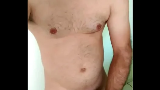 Thick Hairy Stud Shows Off His Fat Curved Cock in Steamy Bareback Action – 18+