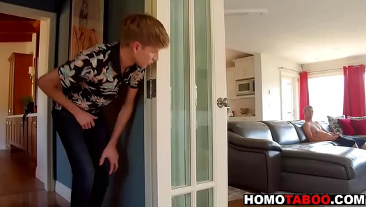 Caught Peeping on My Stepbros Massive Hard cock — Taboo Desires Unleashed – 18+