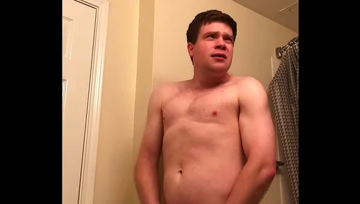 Cream-Filled Face: Handsome Stud Cums Hard With Loud Moans – XXXGayPorn 18+