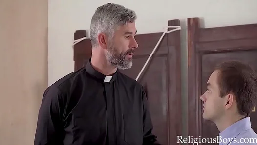 Hot Priest Takes His Pupils Ass Raw—Sweat-Drenched Sacred Sin 18+