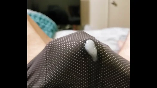 Bareback Beast Blasts Load All Over Drenched Underwear – Hot Solo Session