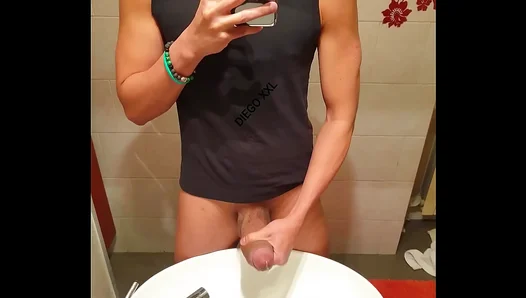 Diegos Huge Pole Bared in Steamy Solo Masturbation – XXXTapes 18+