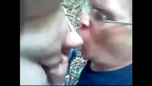 Deep in the Woods, Young Stud Rides Hard — Mature Lovers Throat Fully Claimed – 18+