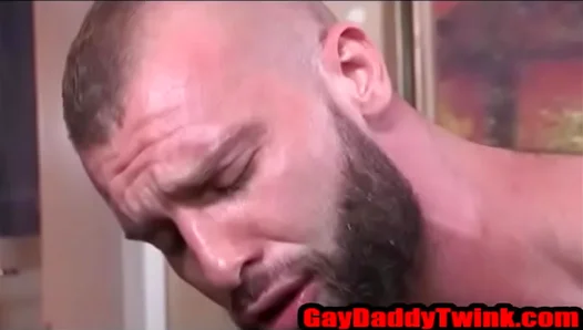 Bearded Beast Takes Innocent Blondes Tight Ass Raw — Hot Bareback Ride 18+