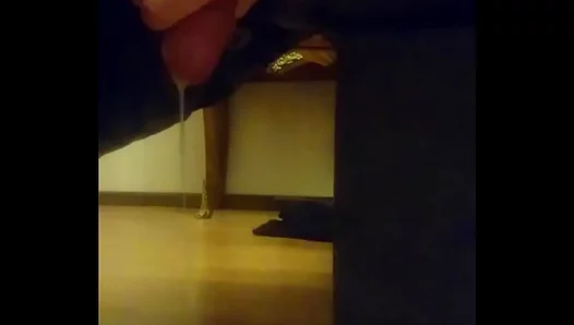 Hot Cum Explosion After Intense Fleshlight Session in Skin-Tight Jeans – 18+