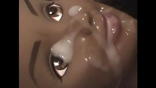 Barbie Gets Fully Facialed While Jerking Off Hard – Steamy Solo Scene – XXX