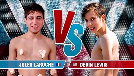 Devin Lewis Jules Laroche Go Wild in Steamy Shower Fun – GayTwinks 18+