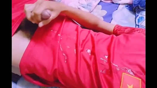 Vietnamese Cutie JERKS OFF Then GULPS Down Thick Load – Massive Cum Finish! 18+