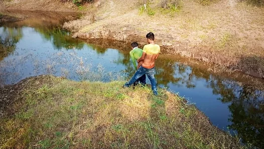 Forbidden Heat: Village Men Surrender to Passion in the Steamy Jungle – GayHindiPorn 18+