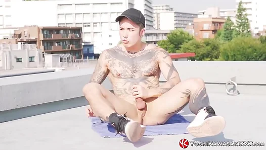 Yoshi Kawasakis Outdoor Solo Fantasy – Hard Heat Under the Sun – 18+