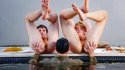Chore Day Heat: Twink Gags On Cum While Cleaning Up – 18+
