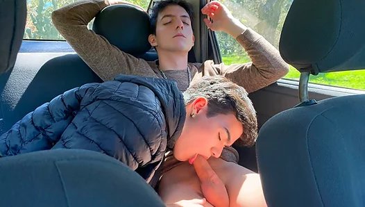 Backseat Burn: Dylan Rides Tonny Elliott Hard – Ride Share Fever – 18+