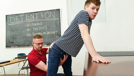 Professor Kayman Punishes Hungry Student After Class — Steamy Gay Encounter