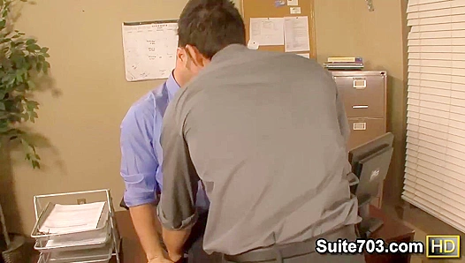 Tristan Phoenix Gets Pounded Hard by Tristan Jaxx – Steamy Office Anal Action