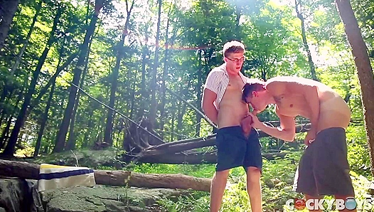 Troy Accola Wes Russell Get Dirty — Steaming Jungle Threesome Action – 18+