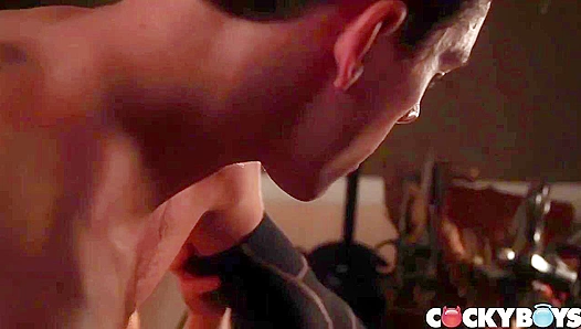 Levi Michaels Deepthroats Rides Tayte Hansons Thick Cock – CockyBoys