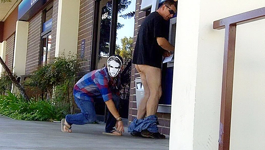 Stranger Behind Mask Ignites Steamy Encounter — Pants Off at Gay Room