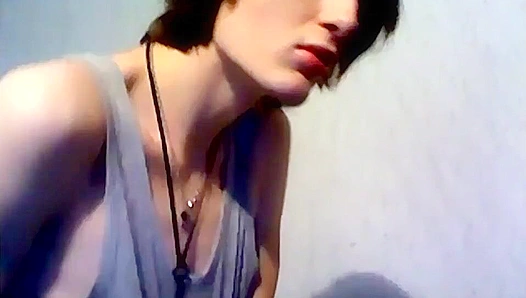Emo Boy Samuel Fuels His Fantasies, Jizz Flying Wildly Over His Fist – 18+