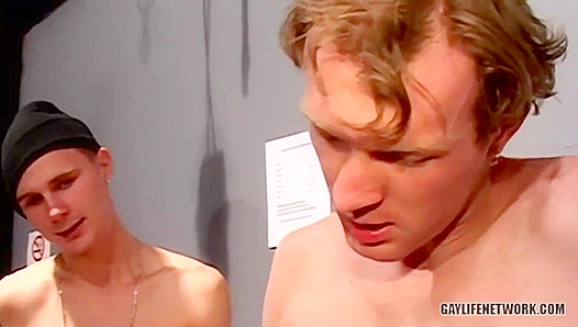 Passionate Rough Kisses Deep Blowjob Action – Three Hot Men Collide – XXXGayFlix 18+