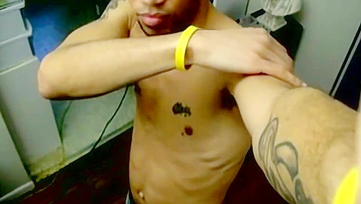 Emmanuels Chiseled Tattoos on Fire – Raw Male Energy Exposed – PureHeatX 18+