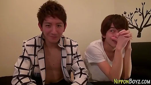 Young Japanese twink gets ravaged in intense steamy ass pounding session – 18+