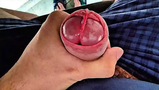 Precum Drops Sensual Edge Play: Cockhead Tease Uncovered – GayXXX 18+