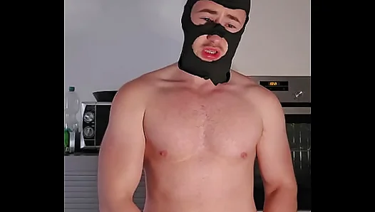 Steamy Masked Striptease in the Kitchen – NaughtyExposed 18+
