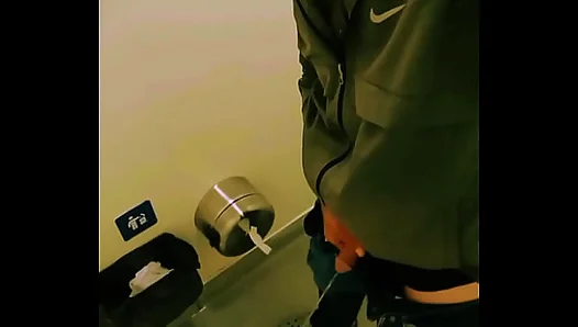 Caught Mid-Sip: Public Bathroom Pi Craving Gone Wild – GayXXX 18+