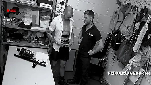 Busted Punished: Thief Bends Over for Officers Massive Load – 18+