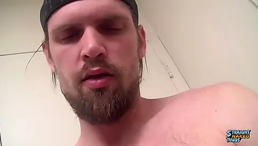 Thick Cream Hits the Mirror — Nolans Intense Solo Session – Straight Naked Thugs 18+