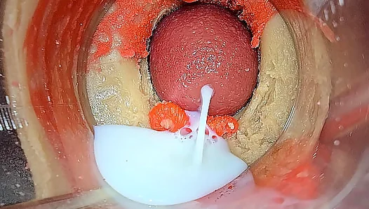 Cum-Splashed Ride: Explosive Squirt Session Filmed in Stunning 4K – ASMR POV