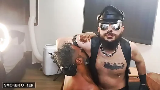 Pierced Top Rides Hard: Leather, Cigar Armpit Fetish – Interracial Anal Ride 18+