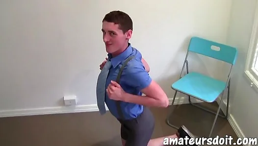 Hung Twink Undresses Slowly, Juggles Huge Rod Before Explosive Orgasm – Amateurs At Work