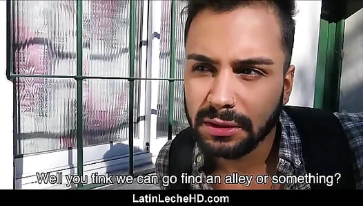 Latin Tourist Gets Paid for Steamy First Ass Ripping – Gay Street Sex Adventure 18+