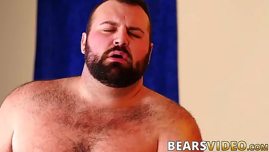 Big Bear Gets Stuffed: Tight Hole Pounded by Massive Black Cock –