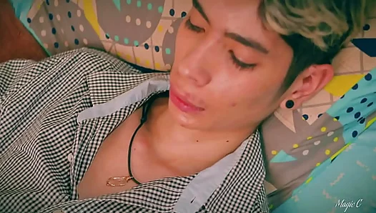Jacking Off My Thick Twink Cock Till I Cum Hard – Swallow Every Drop