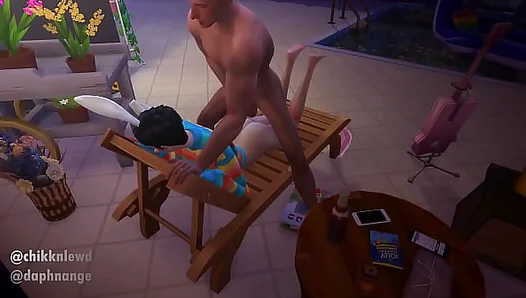 Femboy Fever: Steamy Rough Anal Ride in Sims 4 – BunnyStyle Gay Fun