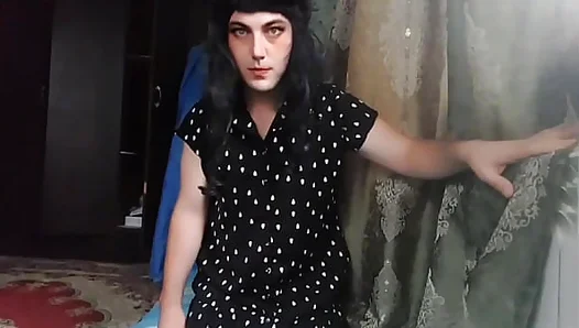 Femboy Teases Camera With Sultry Glances Naughty Hair Twirling – 18+