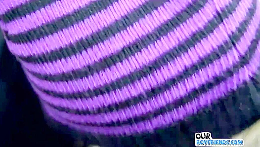 Emo Boy Blissfully Sucks Thick Cock Outdoors – OurBoyfriends