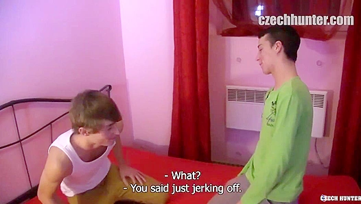 Double Pleasure: Two Horny Twinks Devour My Thick Dick – Steamy POV Action