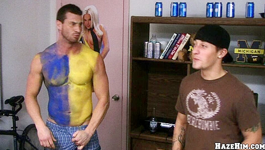Hard Bodies Collide: Steamy Frat Hazing Turns into Raw Lust – 18+