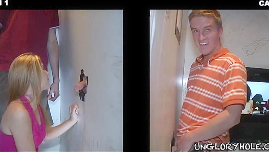Craving Heat: Horny Ameteur Blows Strangers Thick Dick At Gloryhole – Unleashed Desires