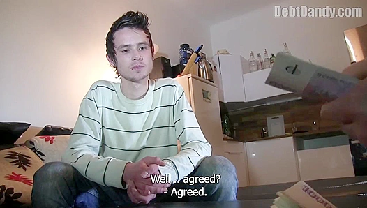 Massive Load Repayment: Broke Boy Sucks Off Creditor For Relief — Debt Dandy