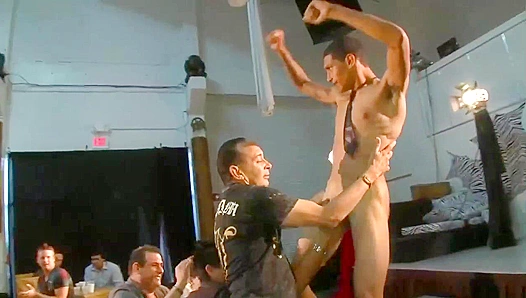 Massive-Cock Stripper Ridden Hard by Hung Admirers – Wild Party Heat 18+