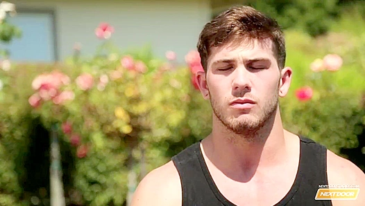 Muscle God Claims His Neighbor: Raw Power Lust Collide – GayHunks 18+