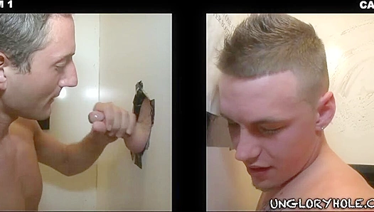 Curious Jock Discovers Bliss at a Sizzling Glory Hole – Wild Gay Moment 18+